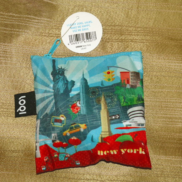 Loqi New York Reusable Bag with Carrying Pouch - Picture 5 of 7